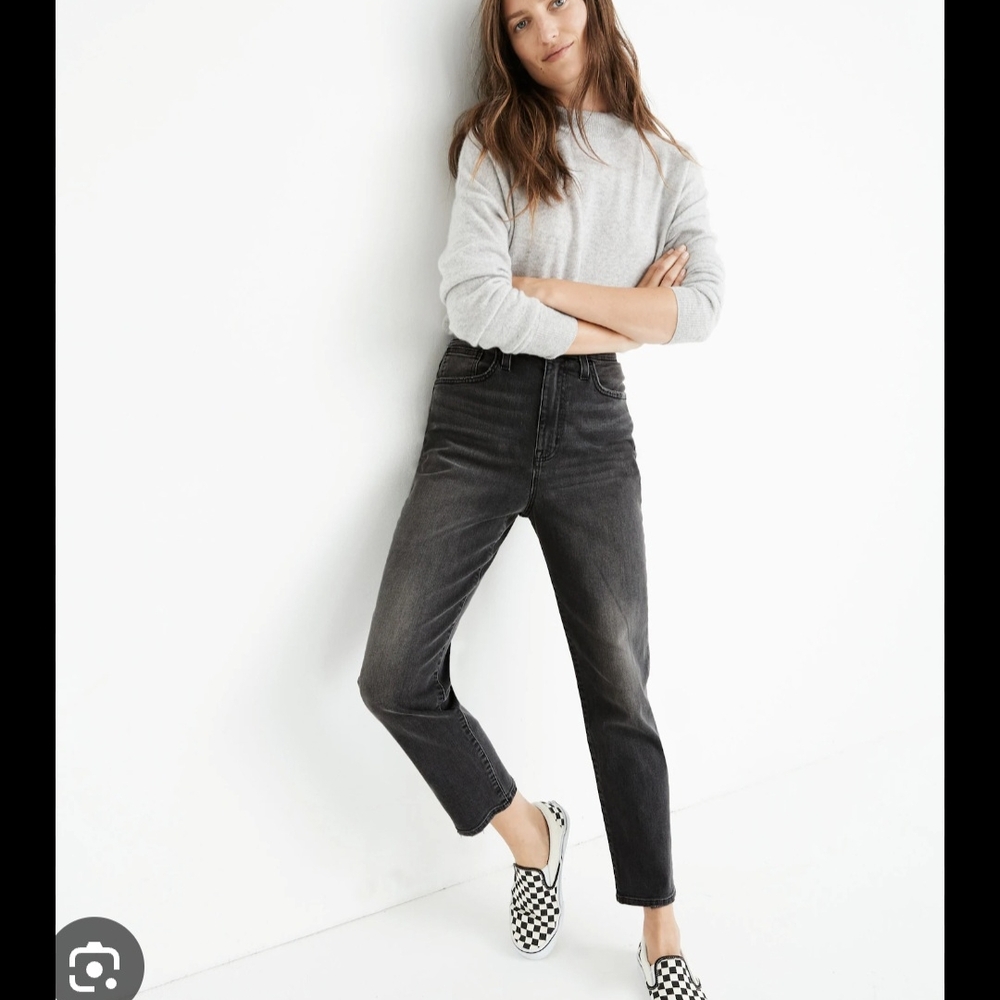 Madewell Black Mom Jeans